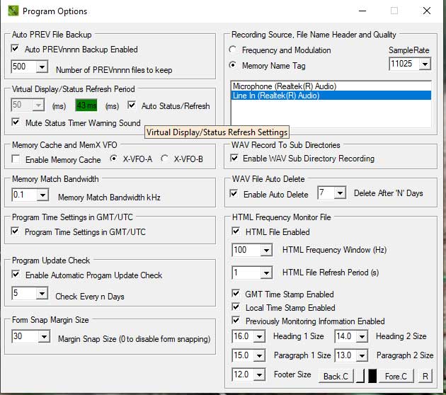 Options Panel Image